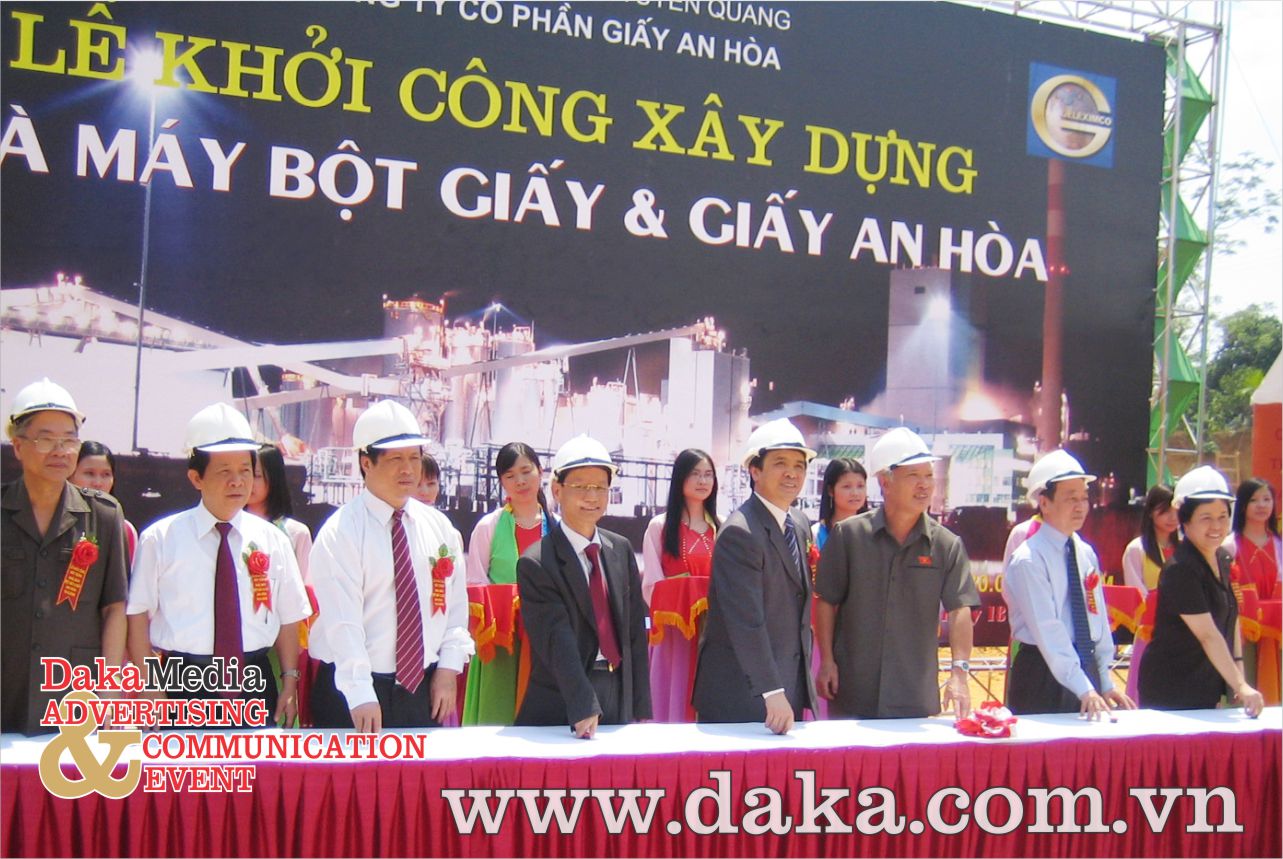 Khởi công Nhà máy sản xuất Giấy và Bột giấy An Hòa