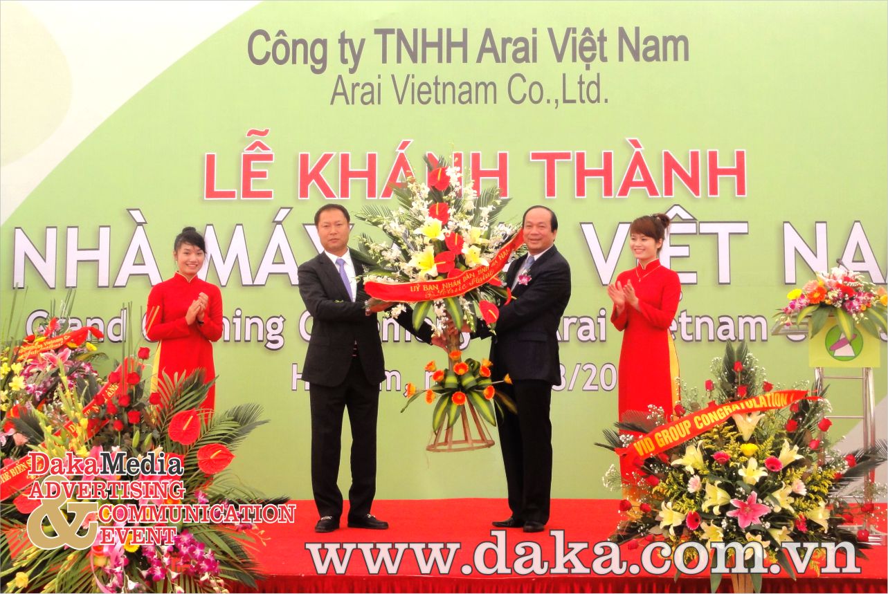 Khai trương hoạt động Công ty TNHH Arai Việt Nam