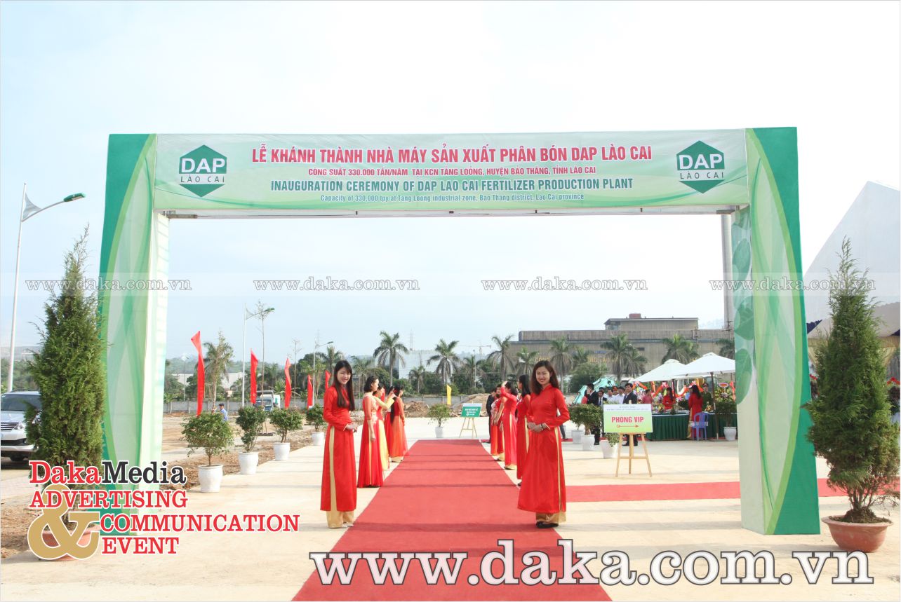 Khánh thành Nhà máy sản xuất phân bón DAP Lào Cai 
