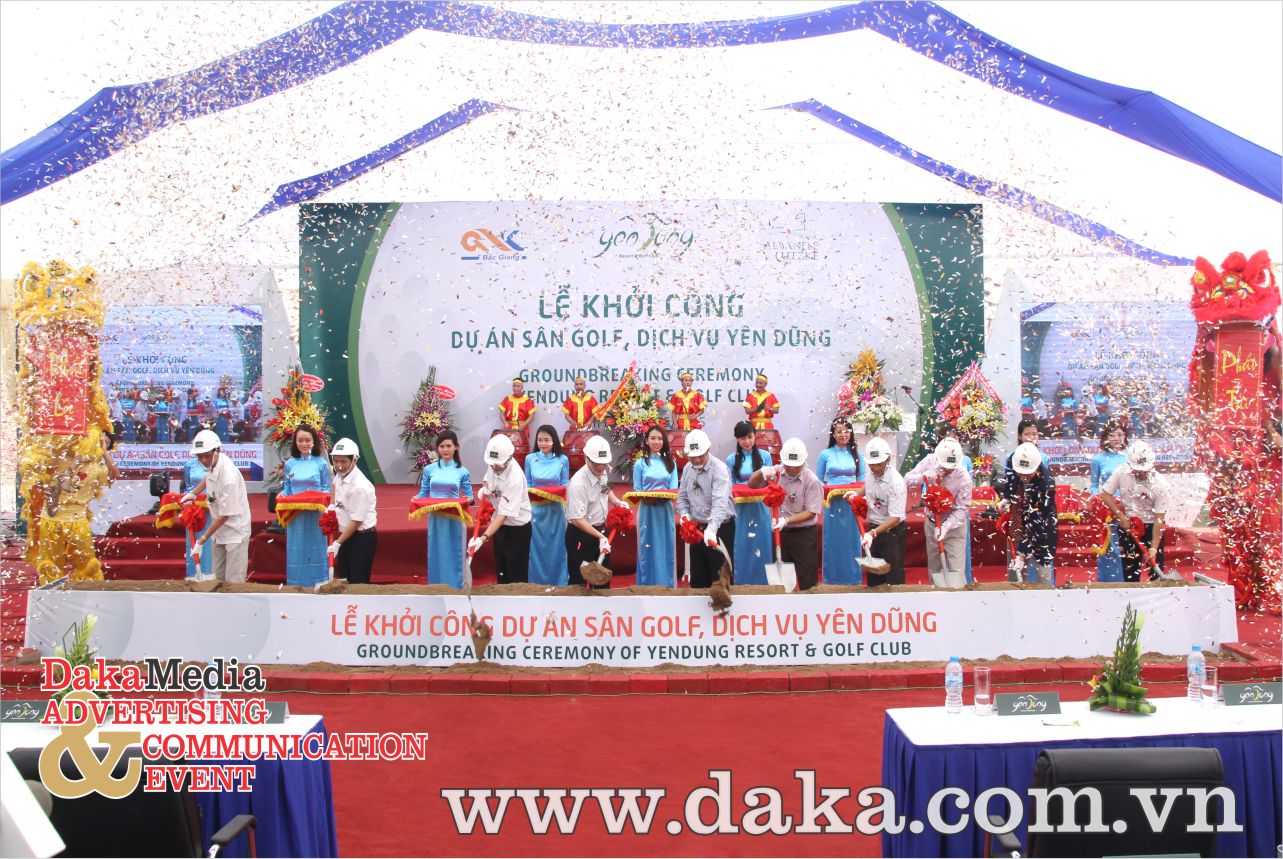 Bắc Giang khởi công Dự án sân golf, dịch vụ Yên Dũng
